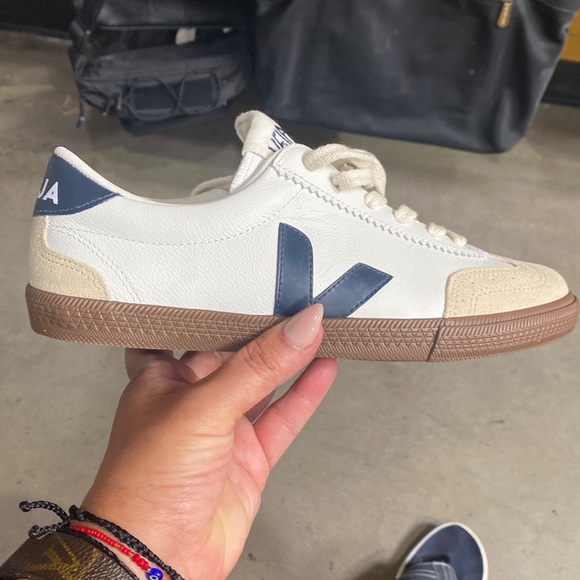 Veja White and Brown Sneakers Retro Design - Picture 15 of 15